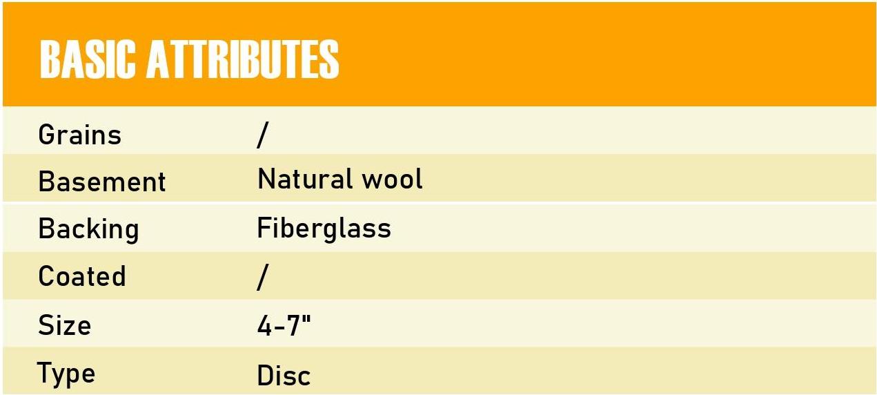 Wool Flap Disc-KFCWW02