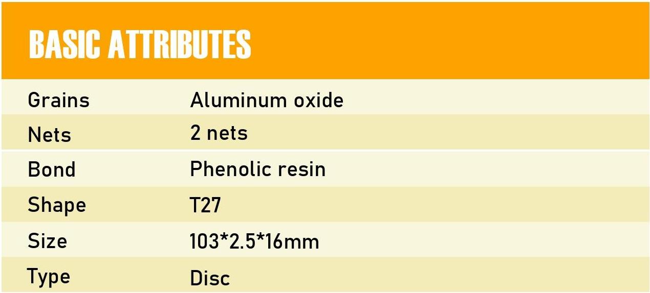 Semi-flex Grinding Wheel--Metal