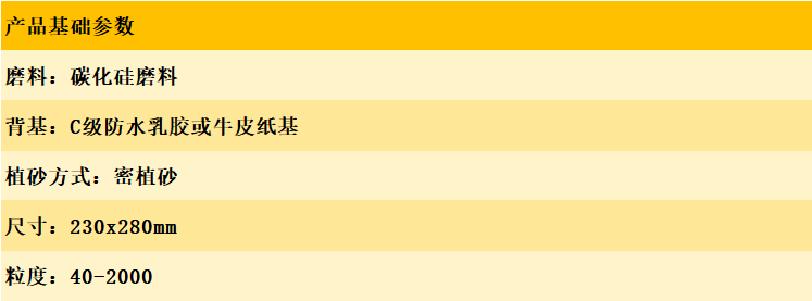 碳化硅耐水砂纸-专业型